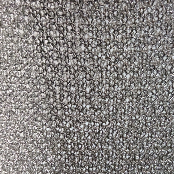 GUILDED INTENT Loose-knit Metallic Dolman Top, XS - Picture 4 of 7